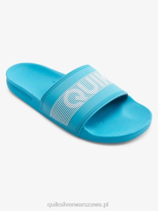 mężczyźni Quiksilver rivi słowne sandały slider slider 4DBV692 niebieski 1