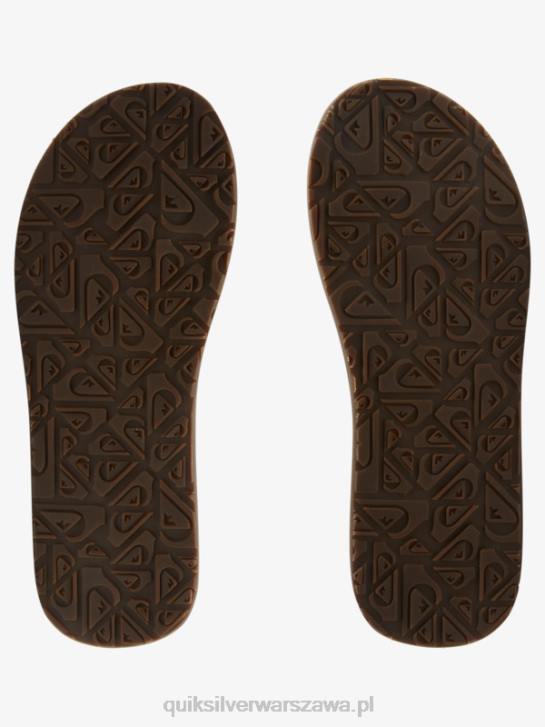 mężczyźni Quiksilver sandały Carver z nubuku 4DBV912 opalenizna - wzór_1
