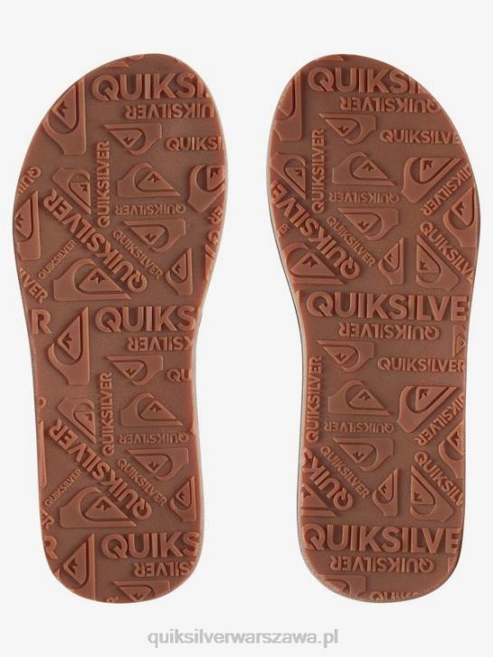 mężczyźni Quiksilver sandały Carver z nubuku 4DBV913 pełna czerń
