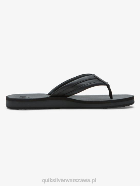 mężczyźni Quiksilver sandały carver squish 4DBV938 czarny