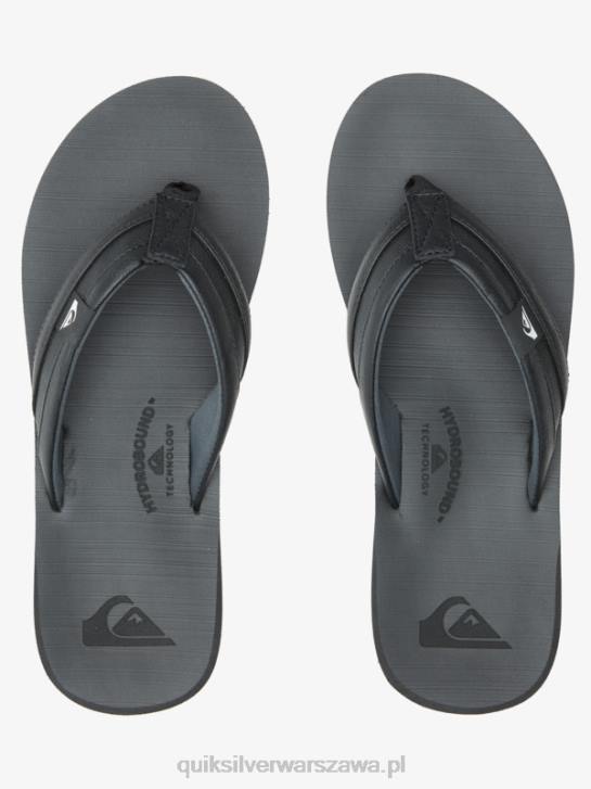 mężczyźni Quiksilver sandały carver squish 4DBV938 czarny