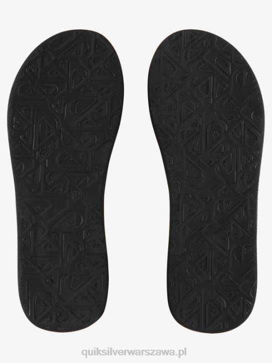mężczyźni Quiksilver sandały carver squish 4DBV938 czarny