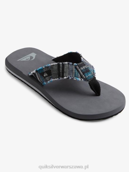 mężczyźni Quiksilver sandały małpa otchłań 4DBV1293 szary 3