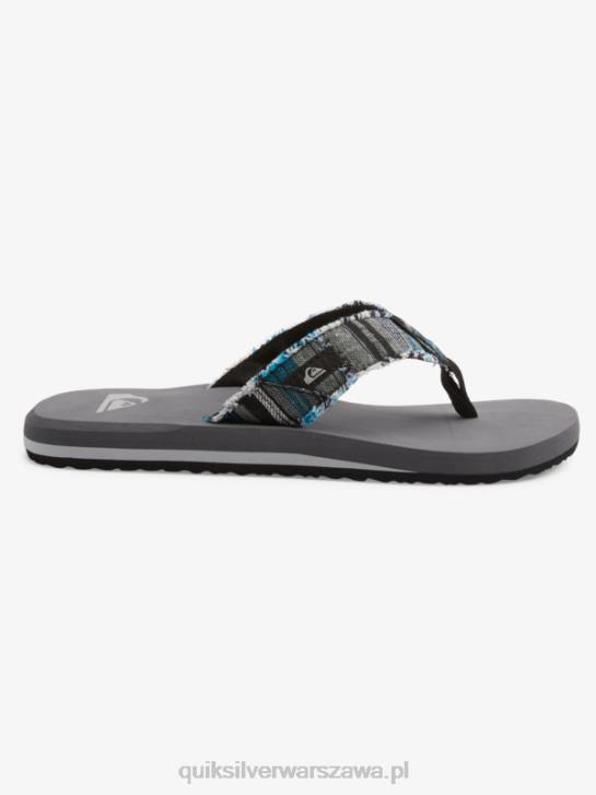 mężczyźni Quiksilver sandały małpa otchłań 4DBV1293 szary 3