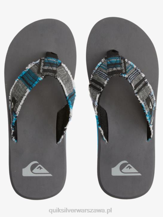 mężczyźni Quiksilver sandały małpa otchłań 4DBV1293 szary 3