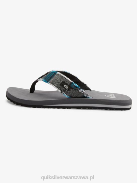 mężczyźni Quiksilver sandały małpa otchłań 4DBV1293 szary 3