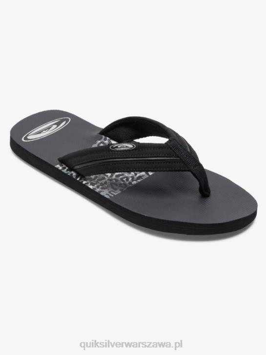 mężczyźni Quiksilver sandały molokai luźna saturn 4DBV1295 czarny