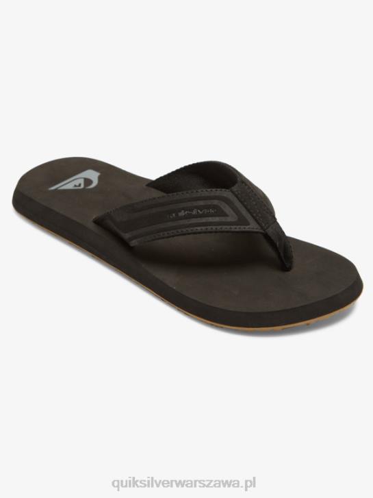 mężczyźni Quiksilver sandały wsuwane z rdzeniem małpy 4DBV971 czarny