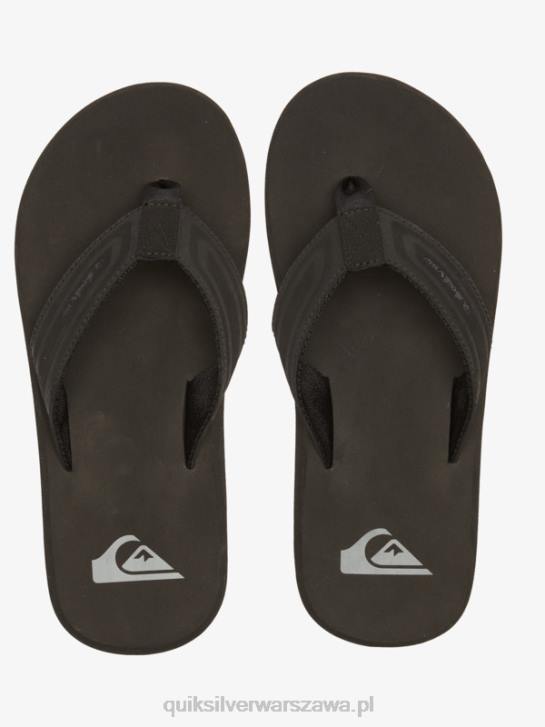 mężczyźni Quiksilver sandały wsuwane z rdzeniem małpy 4DBV971 czarny