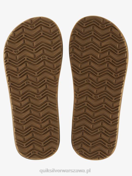 mężczyźni Quiksilver sandały wsuwane z rdzeniem małpy 4DBV971 czarny