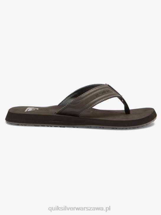 mężczyźni Quiksilver sandały wsuwane z rdzeniem małpy 4DBV974 szary 1
