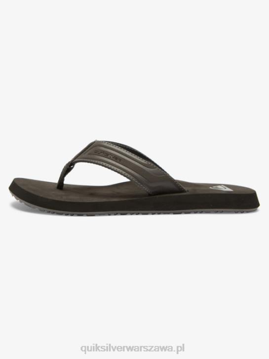 mężczyźni Quiksilver sandały wsuwane z rdzeniem małpy 4DBV974 szary 1