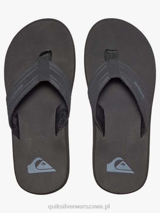 mężczyźni Quiksilver sandały z małpim kluczem 4DBV1644 czarny brązowy