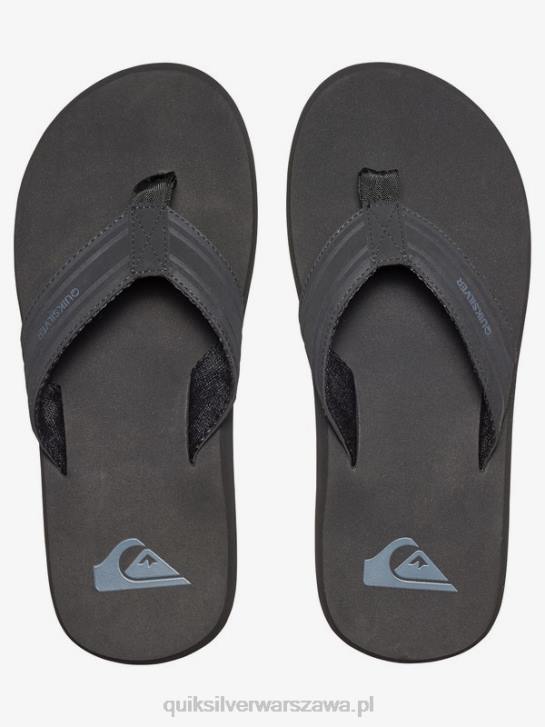 mężczyźni Quiksilver sandały z małpim kluczem 4DBV1644 czarny brązowy