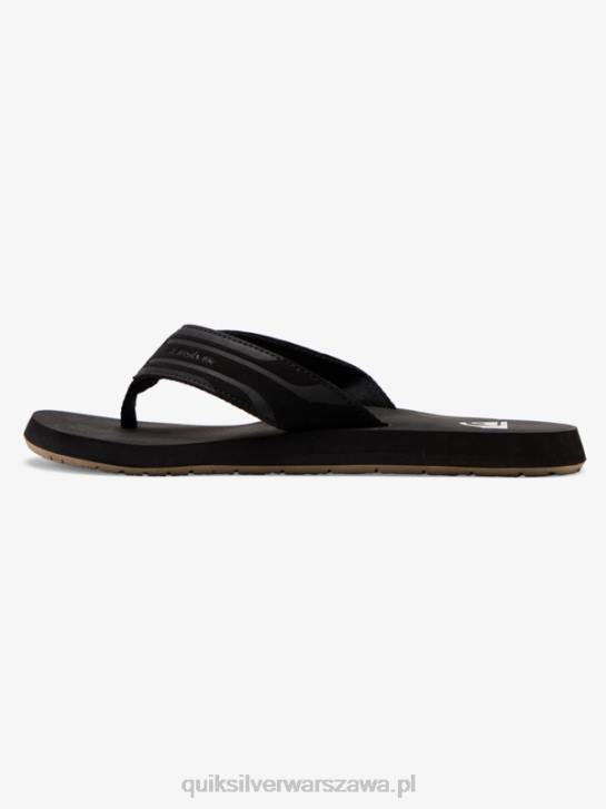 mężczyźni Quiksilver sandały z małpim kluczem 4DBV1644 czarny brązowy
