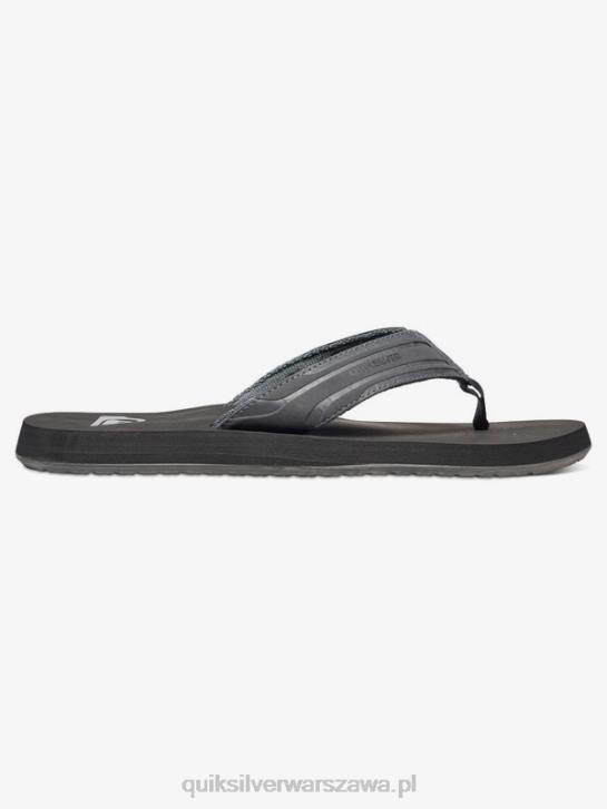 mężczyźni Quiksilver sandały z małpim kluczem 4DBV1645 szaro czarny
