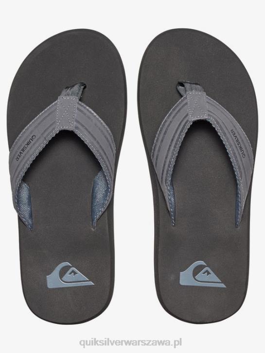 mężczyźni Quiksilver sandały z małpim kluczem 4DBV1645 szaro czarny