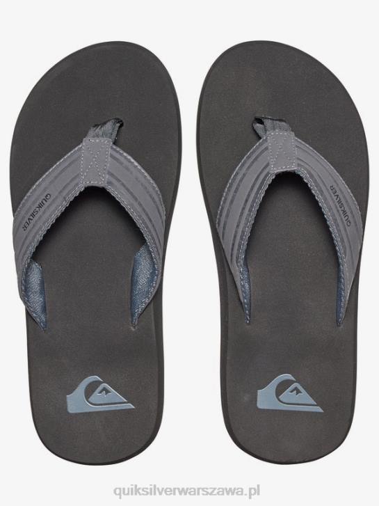 mężczyźni Quiksilver sandały z małpim kluczem 4DBV1645 szaro czarny