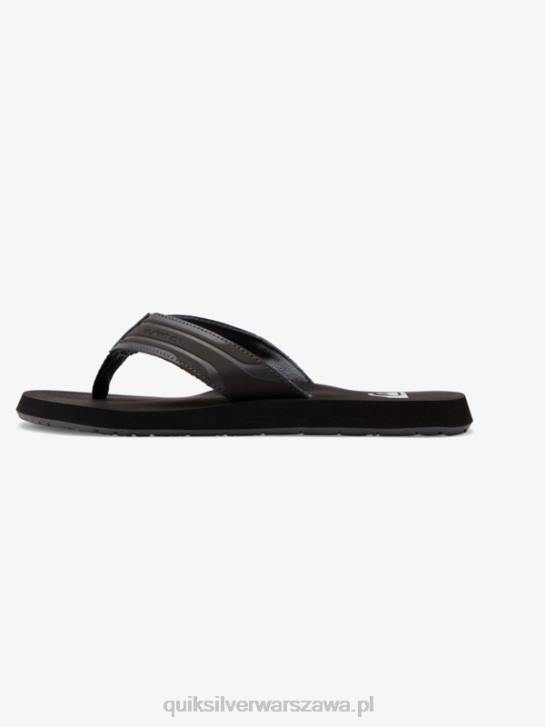 mężczyźni Quiksilver sandały z małpim kluczem 4DBV1645 szaro czarny