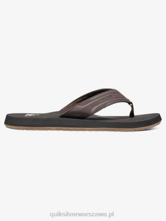 mężczyźni Quiksilver sandały z małpim kluczem 4DBV1646 brązowo-czarny