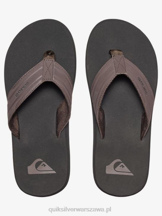 mężczyźni Quiksilver sandały z małpim kluczem 4DBV1646 brązowo-czarny