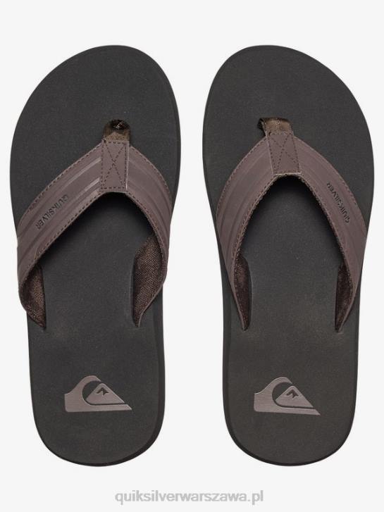 mężczyźni Quiksilver sandały z małpim kluczem 4DBV1646 brązowo-czarny