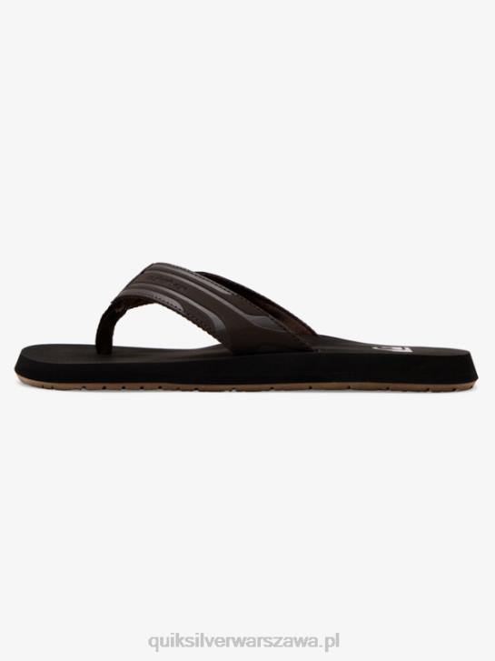 mężczyźni Quiksilver sandały z małpim kluczem 4DBV1646 brązowo-czarny