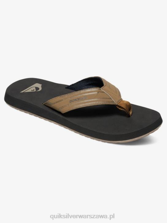 mężczyźni Quiksilver sandały z małpim kluczem 4DBV1647 jasnobrązowy - stały