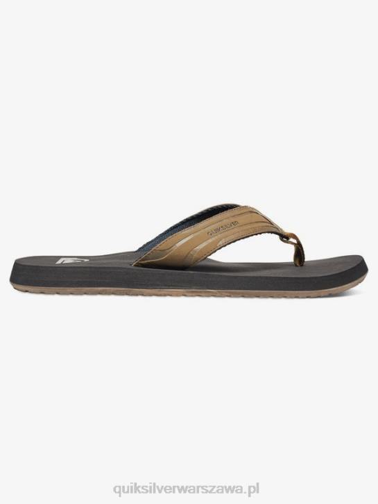 mężczyźni Quiksilver sandały z małpim kluczem 4DBV1647 jasnobrązowy - stały