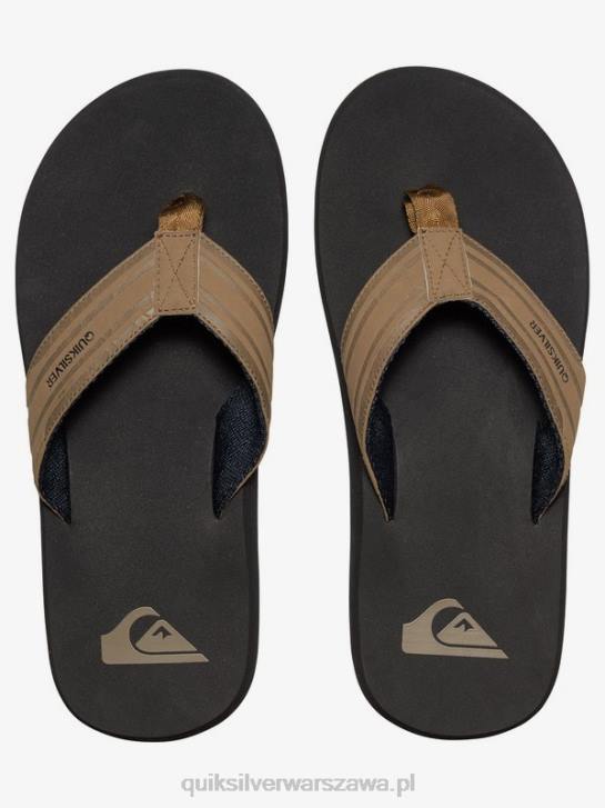 mężczyźni Quiksilver sandały z małpim kluczem 4DBV1647 jasnobrązowy - stały