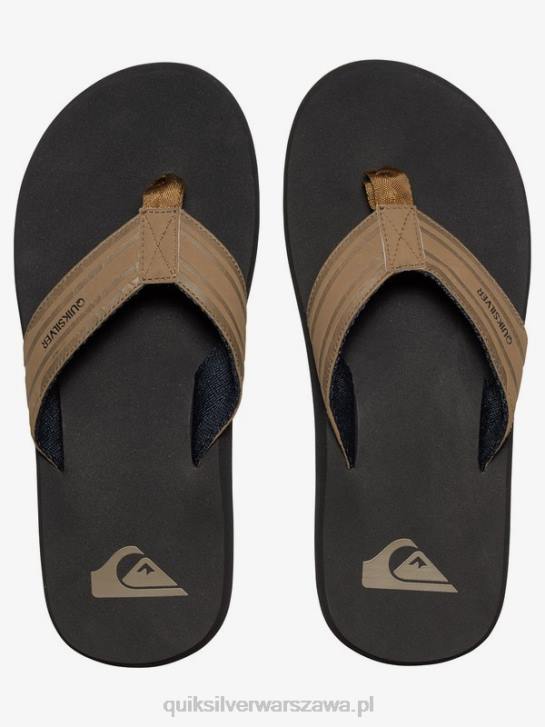 mężczyźni Quiksilver sandały z małpim kluczem 4DBV1647 jasnobrązowy - stały
