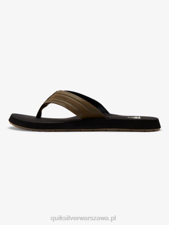 mężczyźni Quiksilver sandały z małpim kluczem 4DBV1647 jasnobrązowy - stały