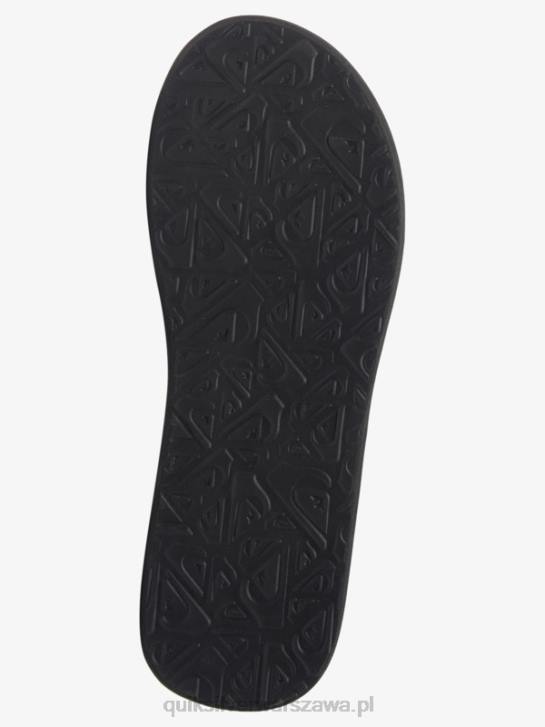mężczyźni Quiksilver sandały z rzeźbionym wzorem 4DBV611 czarno-niebieski