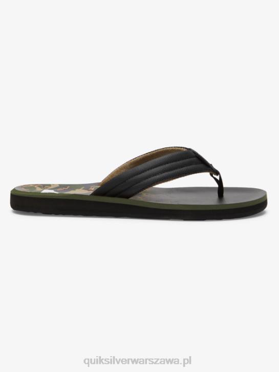 mężczyźni Quiksilver sandały z rzeźbionym wzorem 4DBV613 zielony 1
