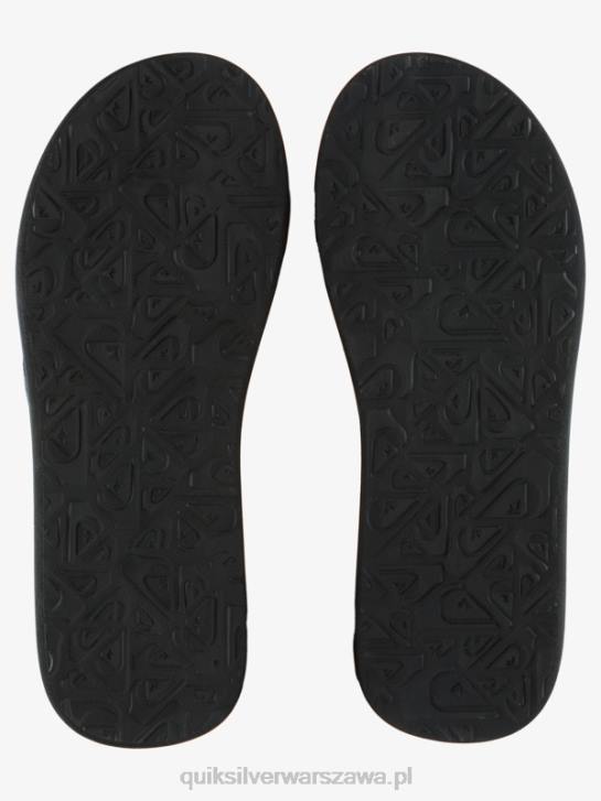 mężczyźni Quiksilver sandały z rzeźbionym wzorem 4DBV616 niebiesko-czarny