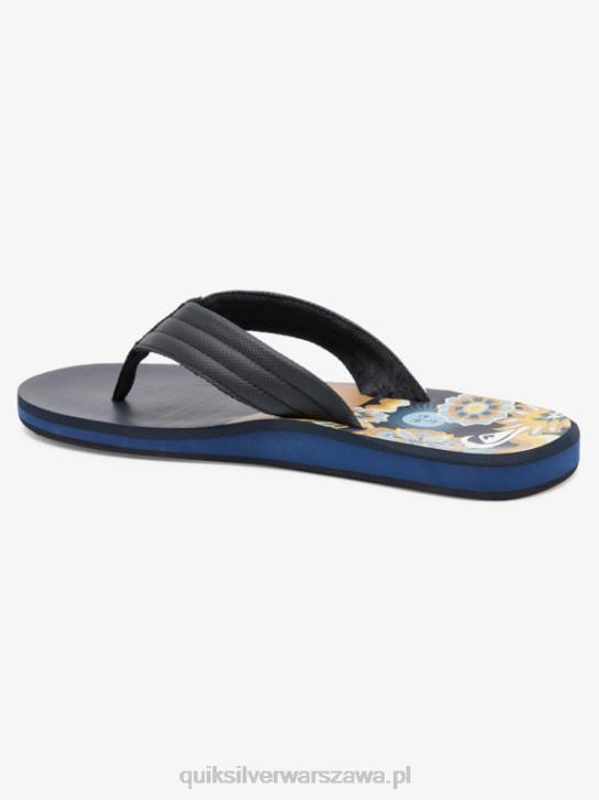 mężczyźni Quiksilver sandały z rzeźbionym wzorem 4DBV617 brązowy 1