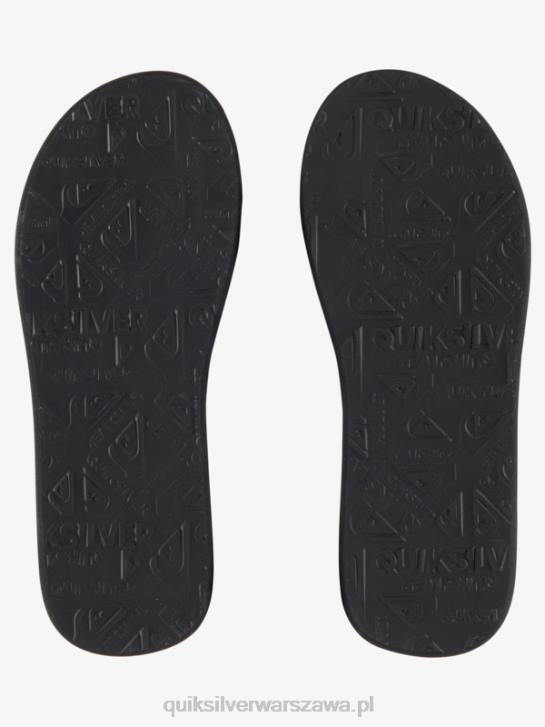 mężczyźni Quiksilver sandały z rzeźbionym wzorem 4DBV617 brązowy 1