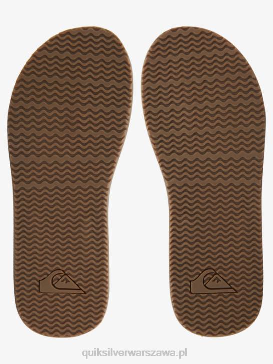 mężczyźni Quiksilver skórzane sandały Erreka 4DBV1185 brązowy