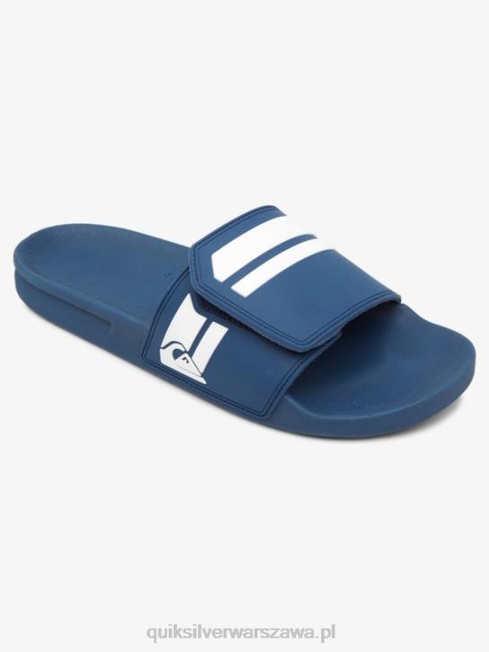 mężczyźni Quiksilver suwaki regulacji rivi slide 4DBV1017 niebiesko biały