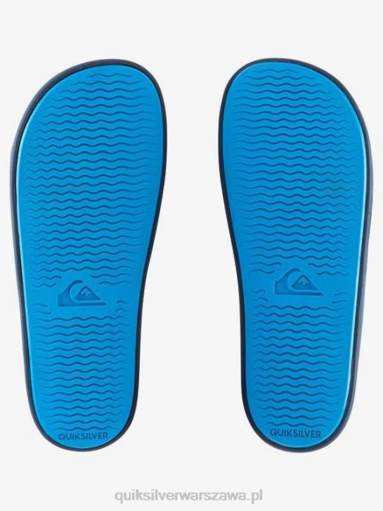 mężczyźni Quiksilver suwaki regulacji rivi slide 4DBV1018 niebiesko szary
