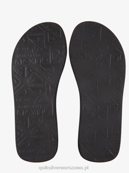 mężczyźni Quiksilver wygodne sandały molokai 4DBV1832 czarno-niebieski