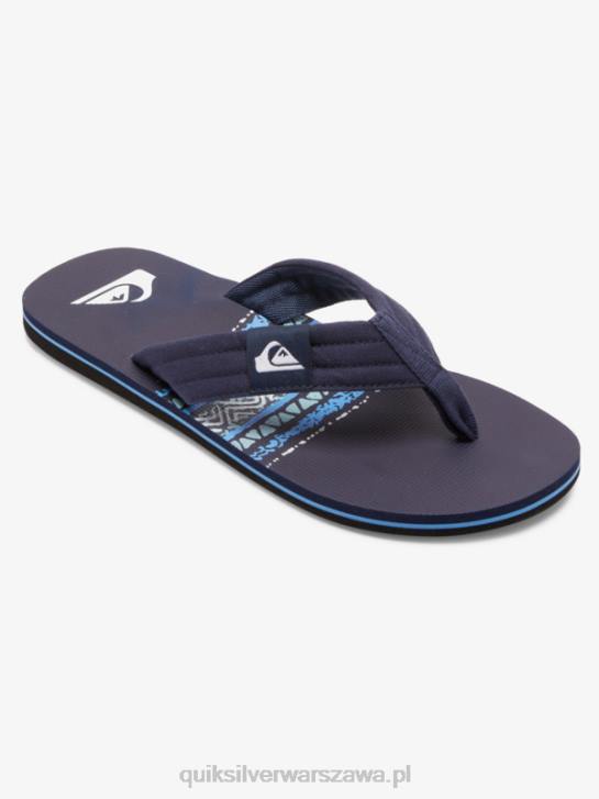 mężczyźni Quiksilver wygodne sandały molokai 4DBV492 niebieski 2