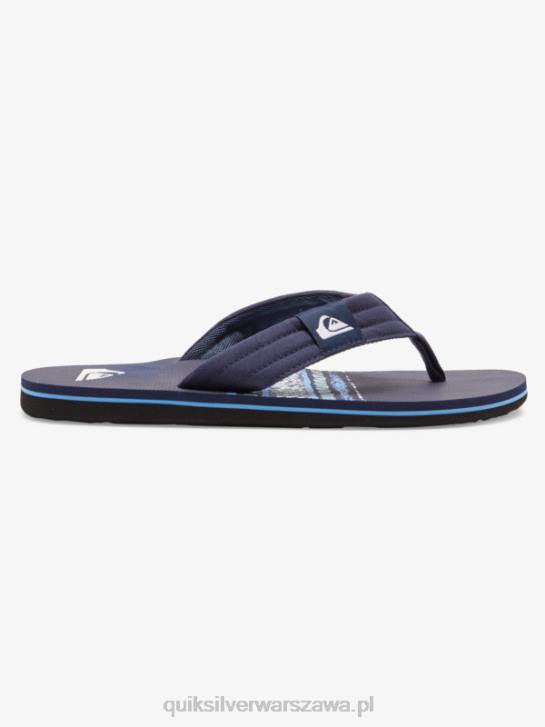 mężczyźni Quiksilver wygodne sandały molokai 4DBV492 niebieski 2