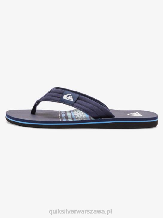 mężczyźni Quiksilver wygodne sandały molokai 4DBV492 niebieski 2
