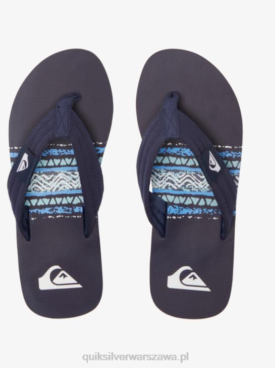 mężczyźni Quiksilver wygodne sandały molokai 4DBV492 niebieski 2
