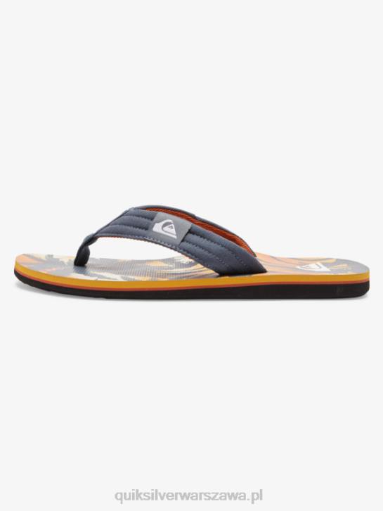 mężczyźni Quiksilver wygodne sandały molokai 4DBV493 szary 1
