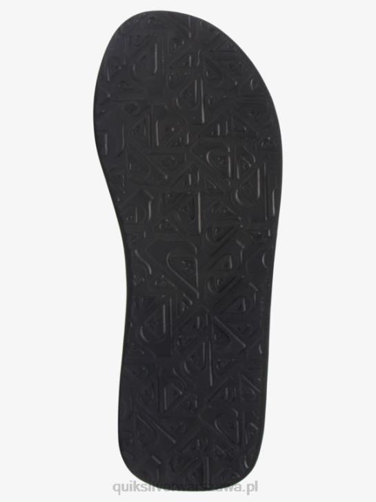 mężczyźni Quiksilver wygodne sandały molokai 4DBV494 szaro-biały