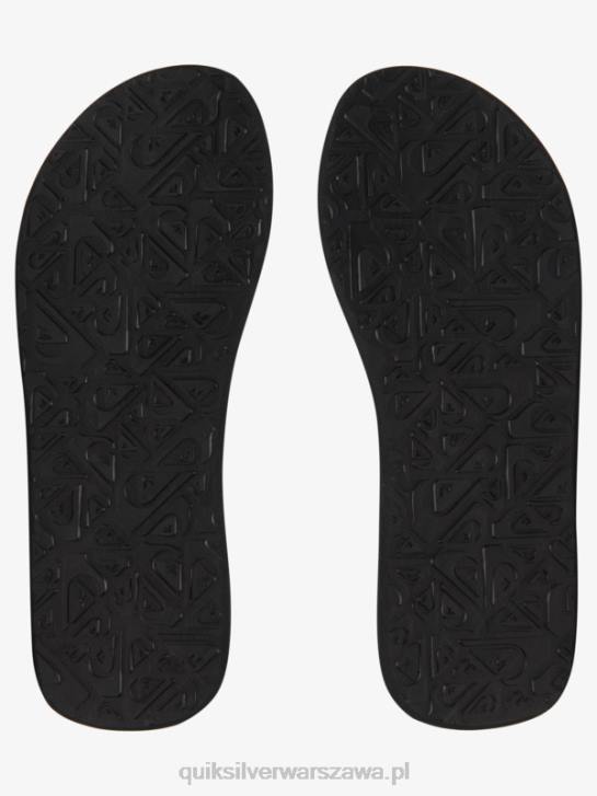 mężczyźni Quiksilver wygodne sandały molokai 4DBV496 czarny/zielony/niebieski