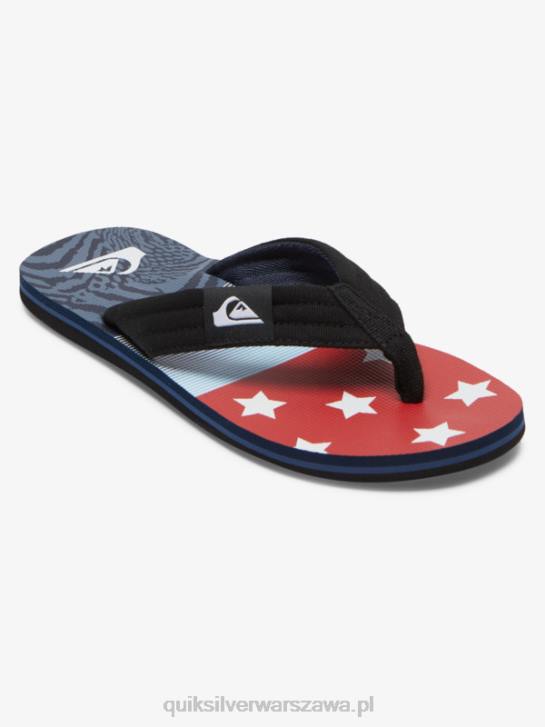 mężczyźni Quiksilver wygodne sandały molokai 4DBV497 niebieski 1