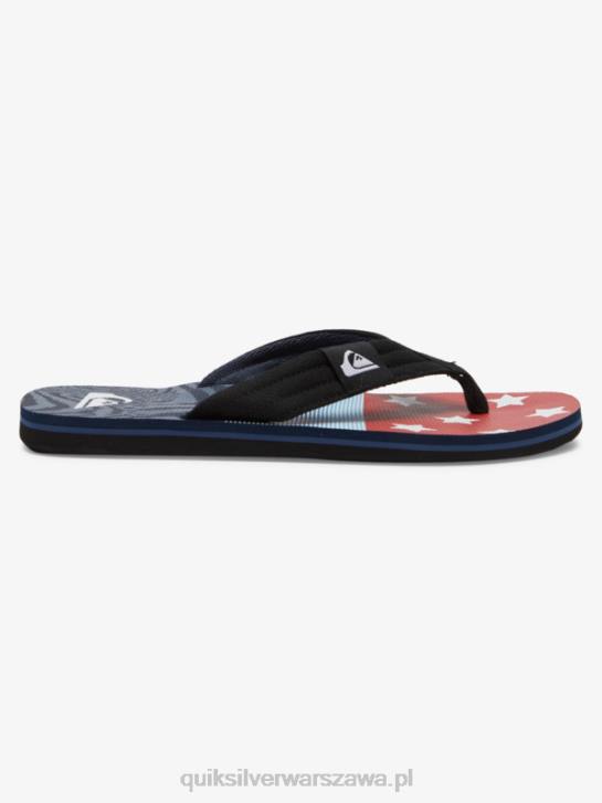 mężczyźni Quiksilver wygodne sandały molokai 4DBV497 niebieski 1